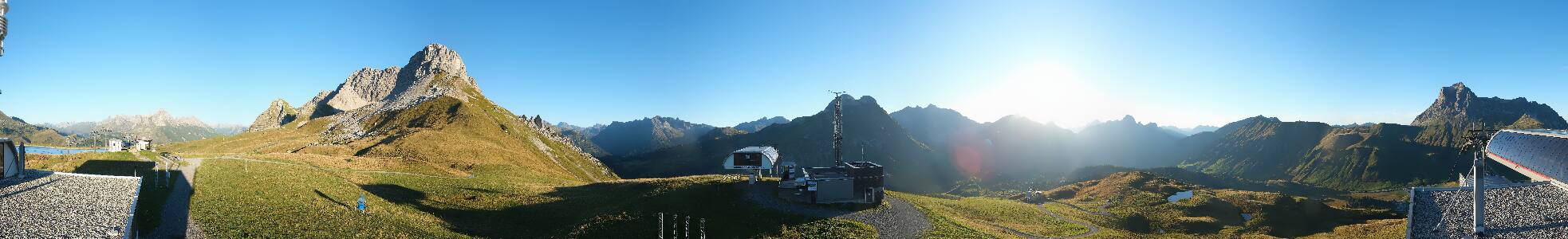 Warth-Schröcken Saloberjet snow cam captured at 15 September 2026 at 6:44 pm GMT+2