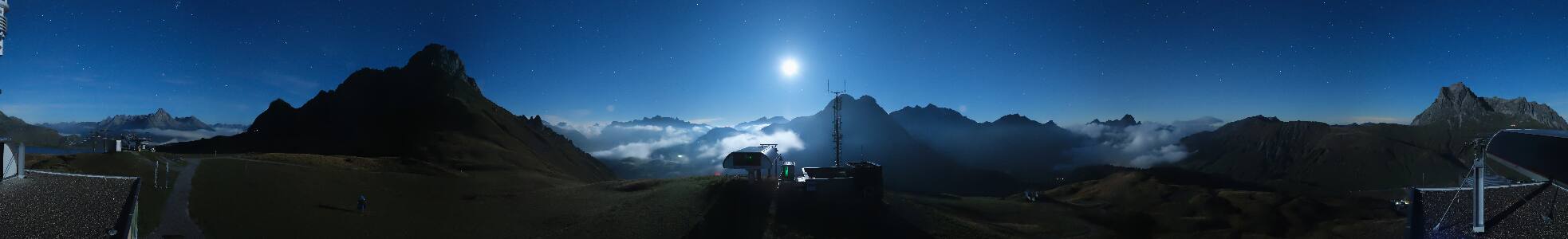 Warth-Schröcken Saloberjet snow cam captured at 21 September 2026 at 11:57 pm GMT+2