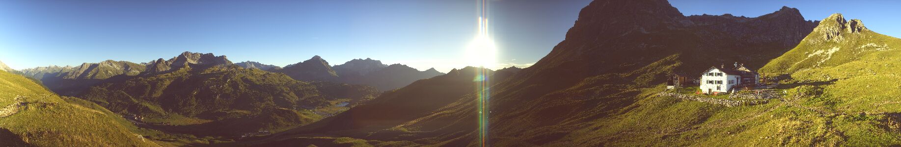 Warth-Schröcken Widdersteinhütte snow cam captured at 15 September 2026 at 6:45 pm GMT+2