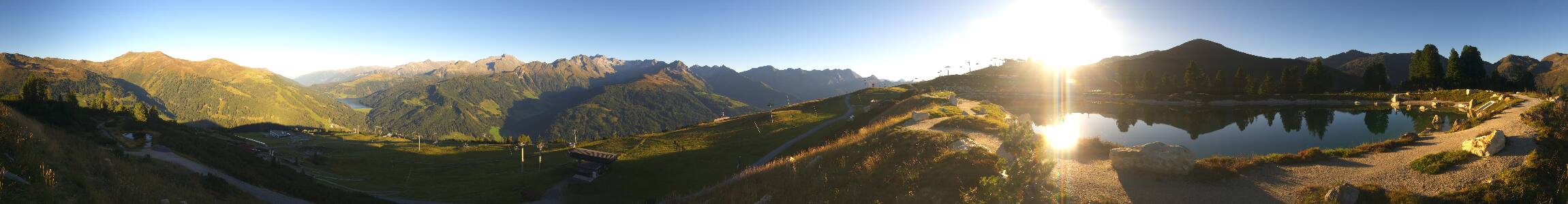 Zillertal Arena Gerlos Latschensee snow cam captured at 15 September 2026 at 6:16 pm GMT+2