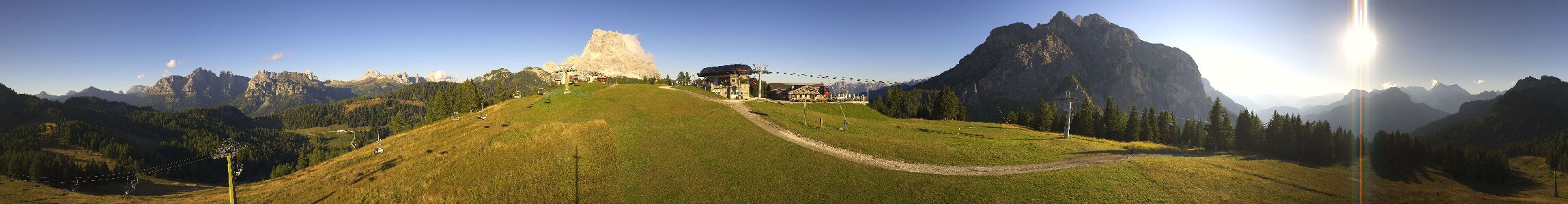 Alleghe Col dei Baldi snow cam captured at 15 September 2026 at 6:12 pm GMT+2
