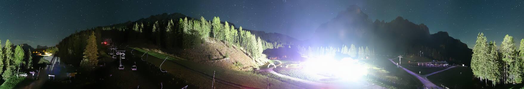 Alleghe Piani di Pezze snow cam captured at 3 October 2026 at 11:59 pm GMT+2