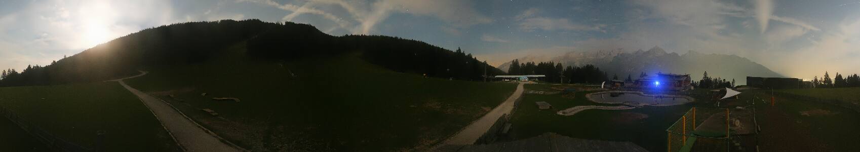 Andalo Dosson snow cam captured at 1 October 2026 at 11:36 pm GMT+2