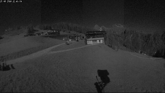 Brenner Ladurns snow cam captured at 25 September 2026 at 10:52 pm GMT+2