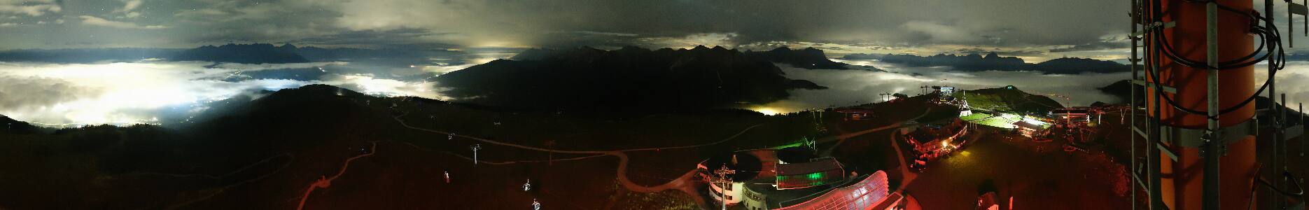 Bruneck Kronplatz snow cam captured at 18 September 2026 at 11:50 pm GMT+2