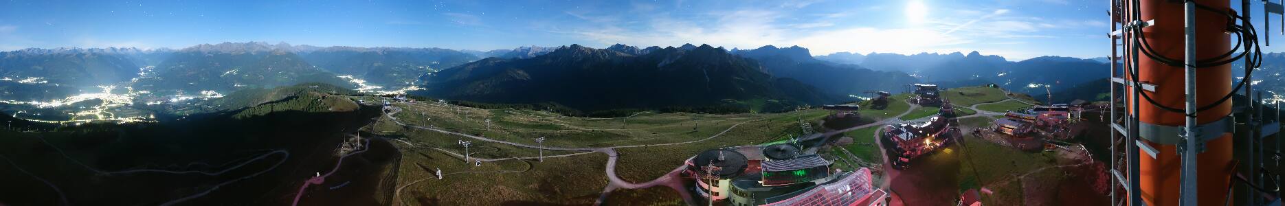 Bruneck Kronplatz snow cam captured at 21 September 2026 at 11:53 pm GMT+2