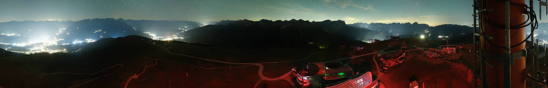 Bruneck Kronplatz snow cam captured at 3 October 2026 at 10:34 pm GMT+2