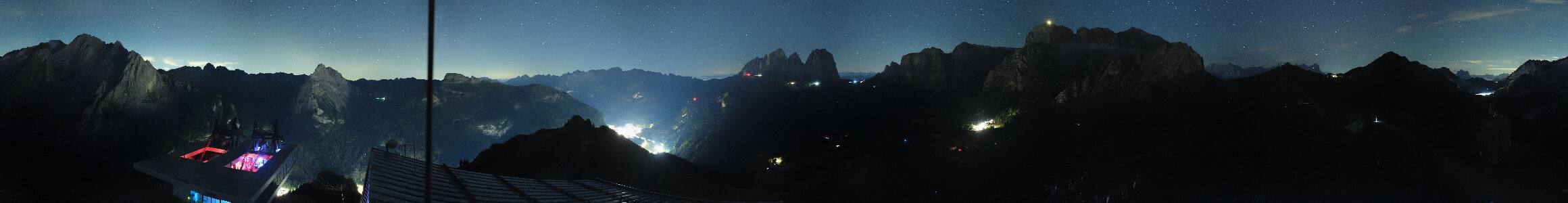 Canazei Col dei Rossi snow cam captured at 11 September 2026 at 11:53 pm GMT+2
