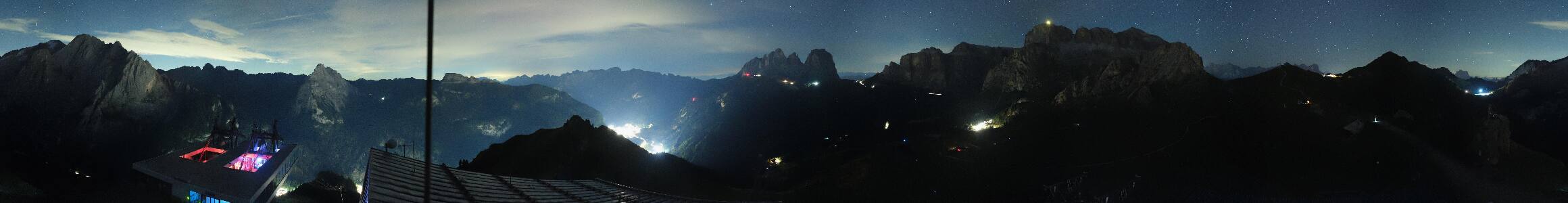 Canazei Col dei Rossi snow cam captured at 12 September 2026 at 11:54 pm GMT+2