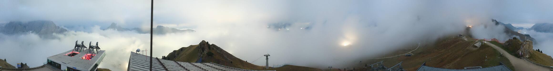 Canazei Col dei Rossi snow cam captured at 30 September 2026 at 11:59 pm GMT+2