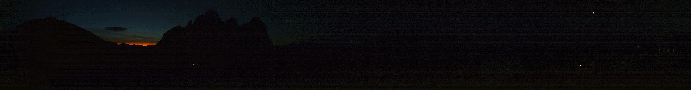 Canazei Col Rodella snow cam captured at 21 September 2026 at 7:51 pm GMT+2