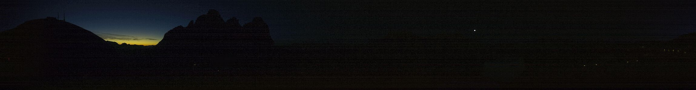 Canazei Col Rodella snow cam captured at 26 September 2026 at 7:46 pm GMT+2