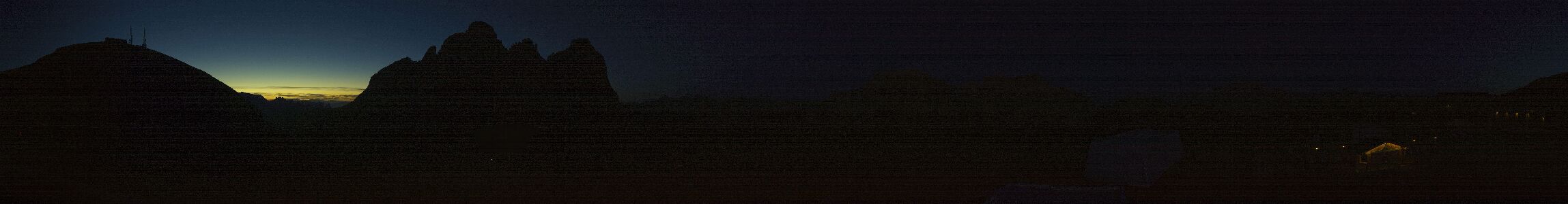 Canazei Col Rodella snow cam captured at 28 September 2026 at 7:30 pm GMT+2