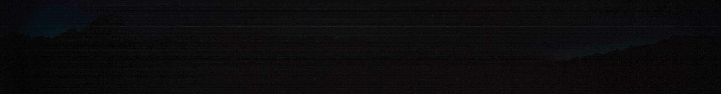 Cervinia Matterhorn snow cam captured at 25 September 2026 at 8:11 pm GMT+2