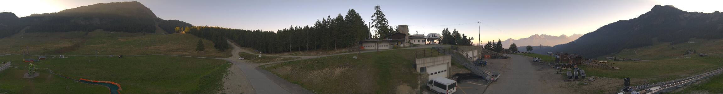 Cervinia Torgnon Chantorne Skiarena snow cam captured at 15 September 2026 at 6:47 pm GMT+2