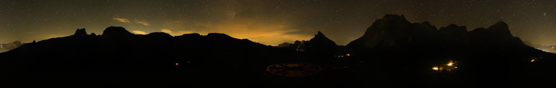 Cortina d'Ampezzo Col Gallina snow cam captured at 12 September 2026 at 11:54 pm GMT+2