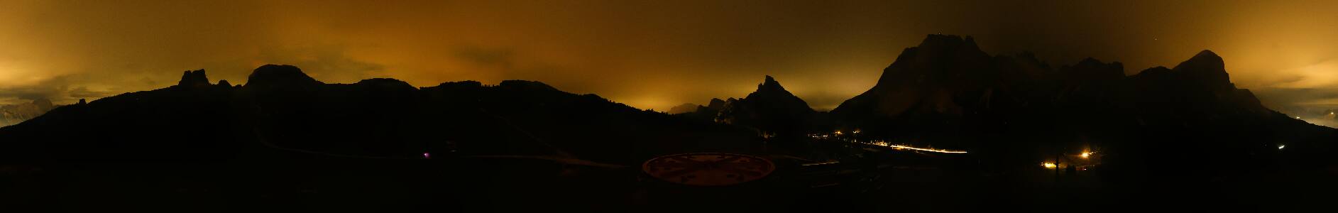 Cortina d'Ampezzo Col Gallina snow cam captured at 13 September 2026 at 11:55 pm GMT+2