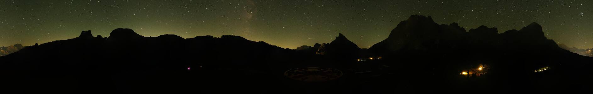 Cortina d'Ampezzo Col Gallina snow cam captured at 14 September 2026 at 11:53 pm GMT+2