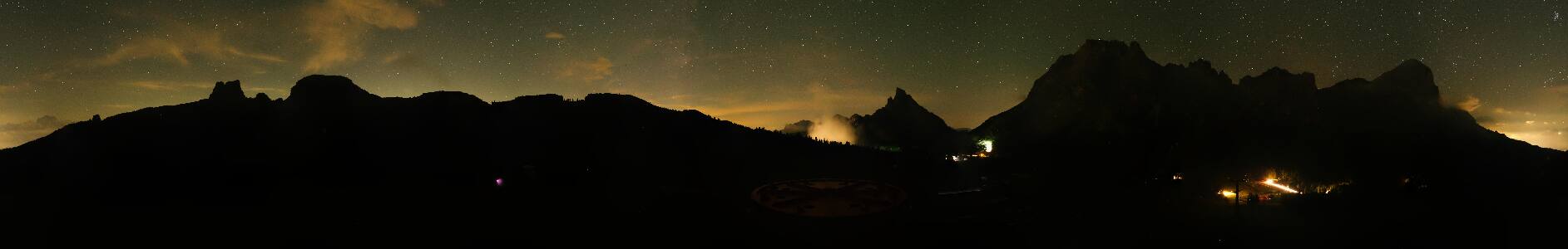 Cortina d'Ampezzo Col Gallina snow cam captured at 19 September 2026 at 11:55 pm GMT+2