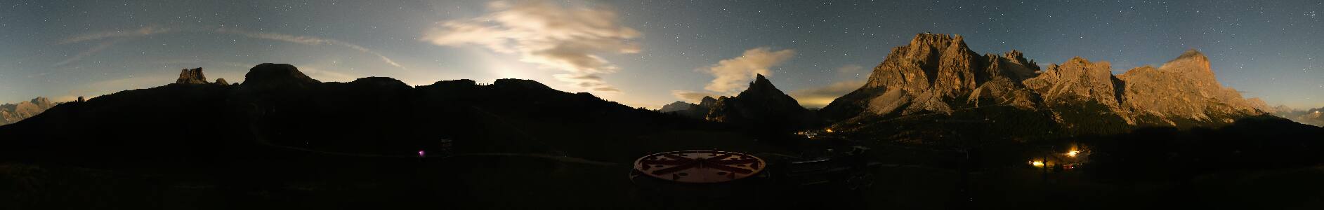 Cortina d'Ampezzo Col Gallina snow cam captured at 20 September 2026 at 11:53 pm GMT+2