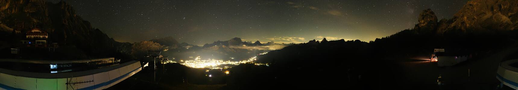 Cortina d'Ampezzo Duca d'Aosta snow cam captured at 11 September 2026 at 11:53 pm GMT+2