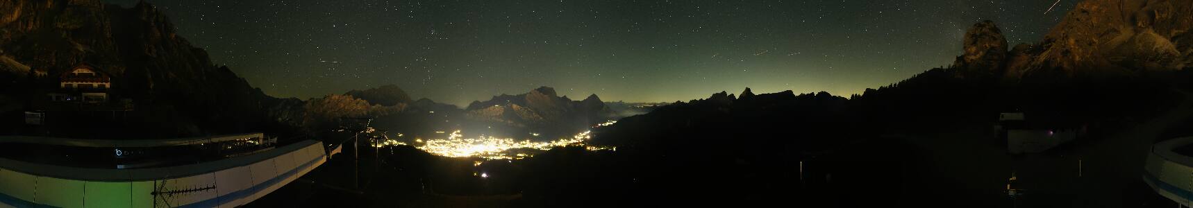 Cortina d'Ampezzo Duca d'Aosta snow cam captured at 14 September 2026 at 11:53 pm GMT+2