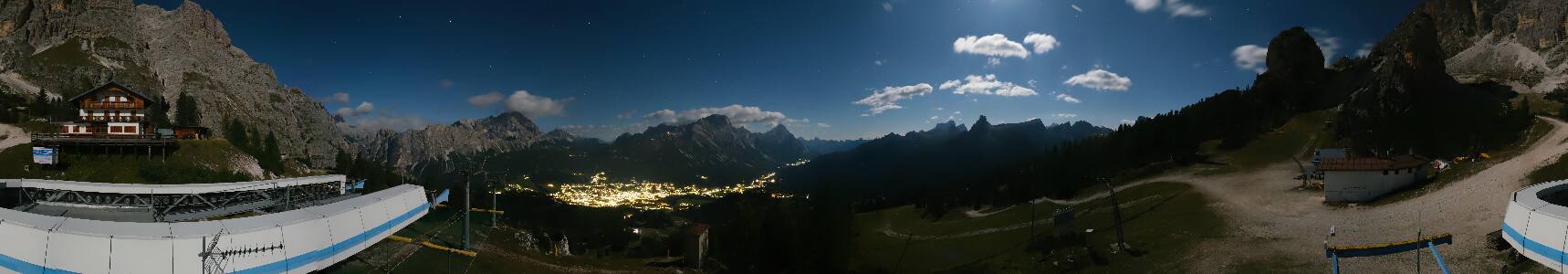 Cortina d'Ampezzo Duca d'Aosta snow cam captured at 24 September 2026 at 11:39 pm GMT+2
