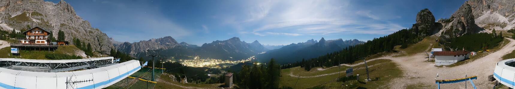 Cortina d'Ampezzo Duca d'Aosta snow cam captured at 26 September 2026 at 11:52 pm GMT+2