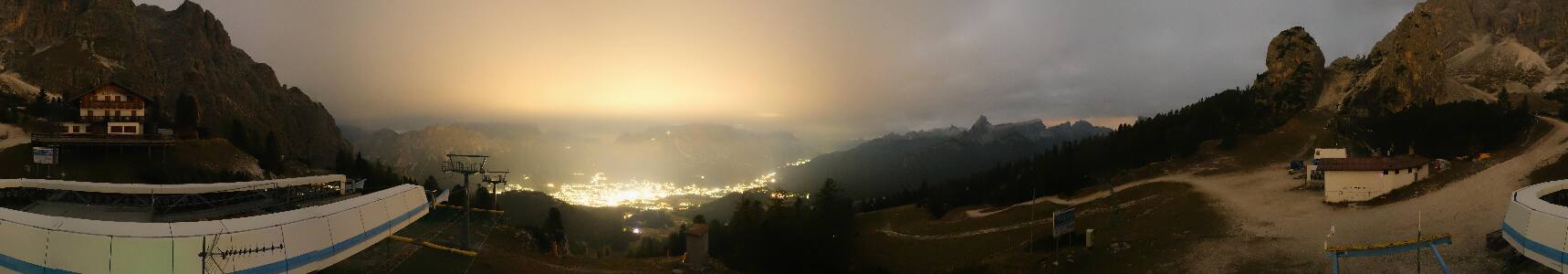 Cortina d'Ampezzo Duca d'Aosta snow cam captured at 30 September 2026 at 11:40 pm GMT+2