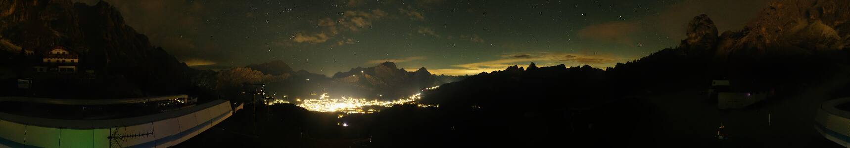 Cortina d'Ampezzo Duca d'Aosta snow cam captured at 5 October 2026 at 11:55 pm GMT+2