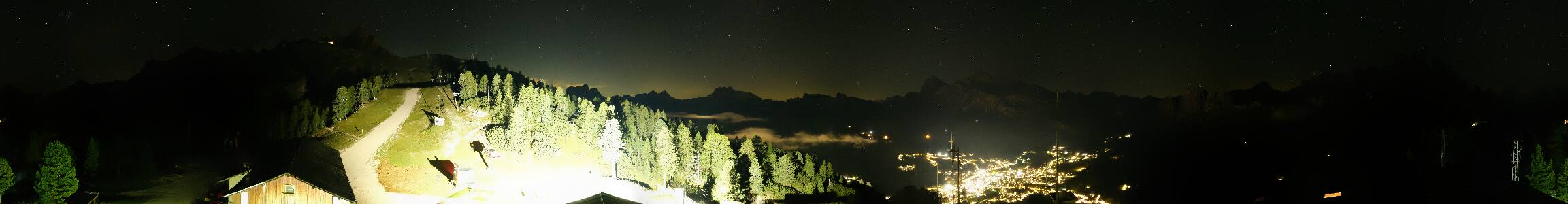 Cortina d'Ampezzo Rifugio Faloria snow cam captured at 11 September 2026 at 11:53 pm GMT+2