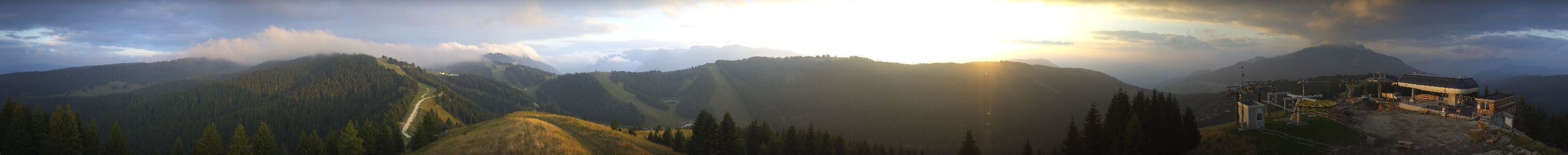 Folgaria Salizzona snow cam captured at 16 September 2026 at 7:13 pm GMT+2