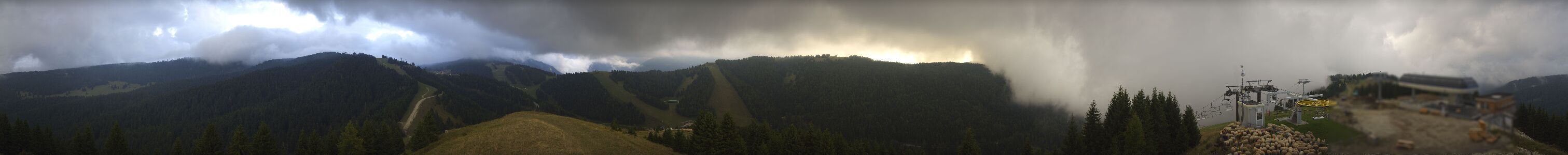 Folgaria Salizzona snow cam captured at 18 September 2026 at 6:54 pm GMT+2