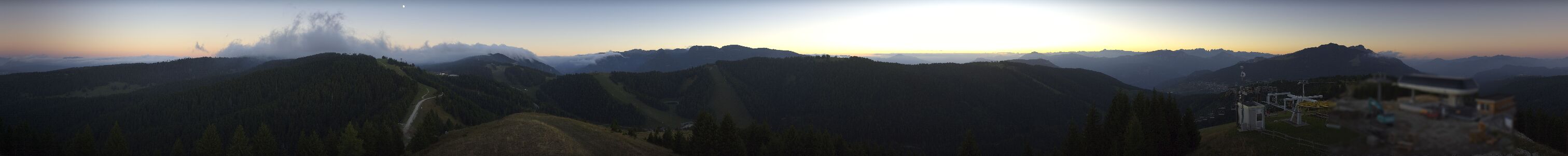 Folgaria Salizzona snow cam captured at 22 September 2026 at 7:30 pm GMT+2