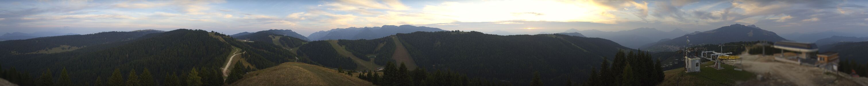 Folgaria Salizzona snow cam captured at 1 October 2026 at 7:00 pm GMT+2