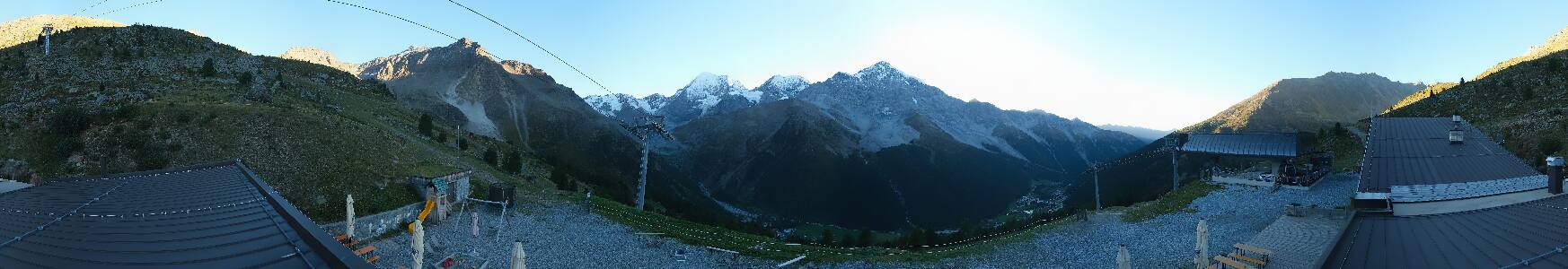 Kanzel Sulden snow cam captured at 15 September 2026 at 6:48 pm GMT+2