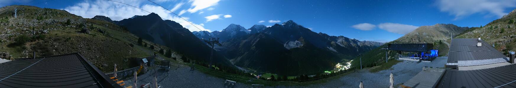 Kanzel Sulden snow cam captured at 23 September 2026 at 11:57 pm GMT+2