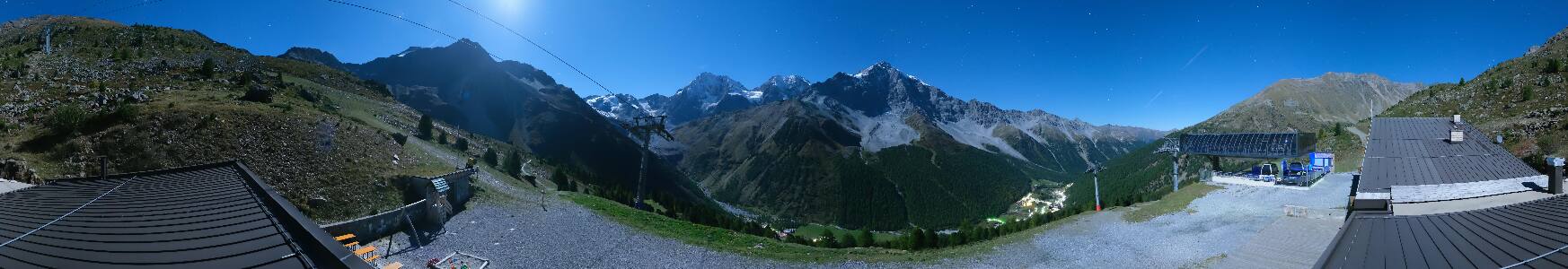 Kanzel Sulden snow cam captured at 25 September 2026 at 11:53 pm GMT+2