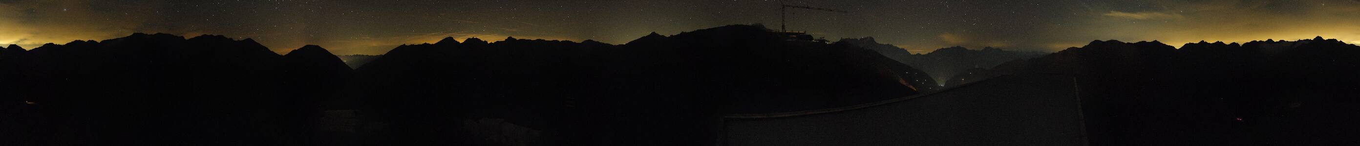 La Thuile Chaz Dura snow cam captured at 12 September 2026 at 11:56 pm GMT+2