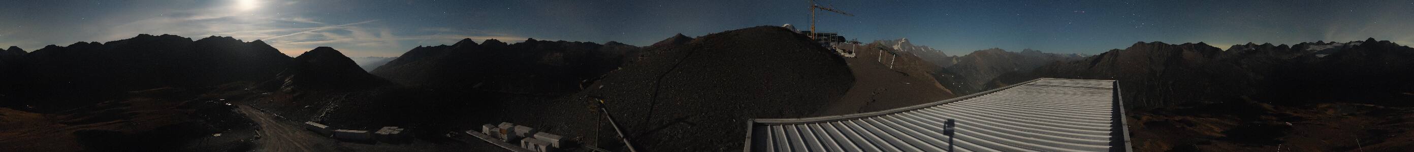 La Thuile Chaz Dura snow cam captured at 21 September 2026 at 11:55 pm GMT+2