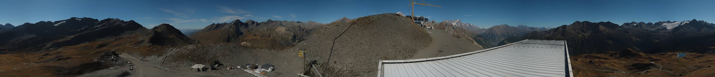 La Thuile Chaz Dura snow cam captured at 25 September 2026 at 11:53 pm GMT+2