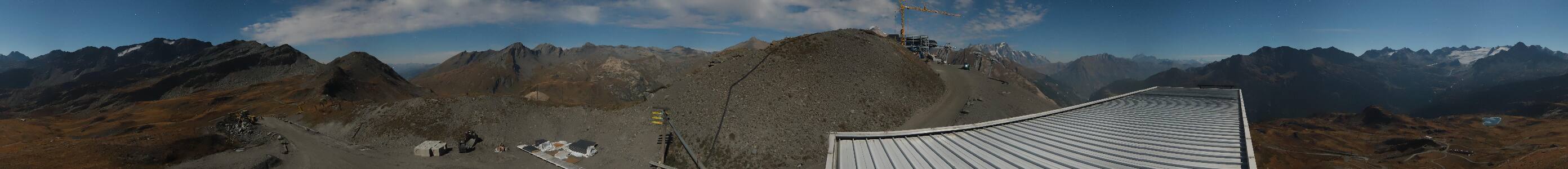 La Thuile Chaz Dura snow cam captured at 27 September 2026 at 11:52 pm GMT+2