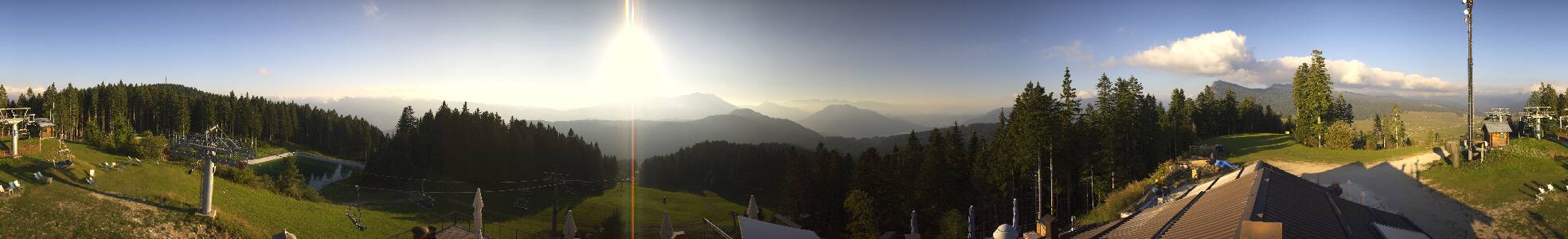 Lavarone Alpe Cimbra snow cam captured at 15 September 2026 at 6:16 pm GMT+2