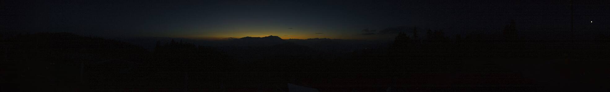 Lavarone Alpe Cimbra snow cam captured at 25 September 2026 at 7:41 pm GMT+2
