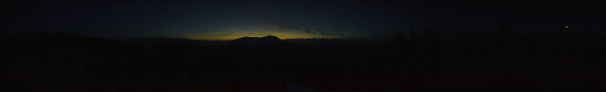 Lavarone Alpe Cimbra snow cam captured at 26 September 2026 at 7:41 pm GMT+2