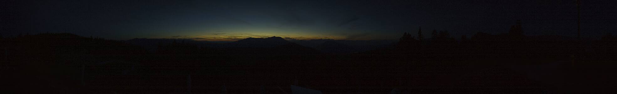 Lavarone Alpe Cimbra snow cam captured at 4 October 2026 at 7:27 pm GMT+2