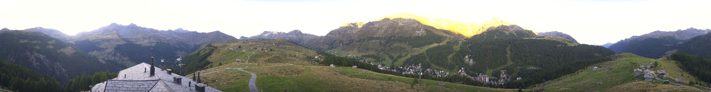 Madesimo Andossi 360 snow cam captured at 11 September 2026 at 7:30 pm GMT+2
