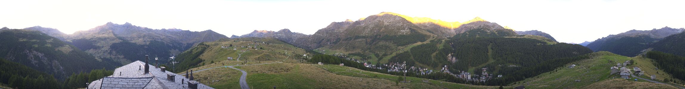 Madesimo Andossi 360 snow cam captured at 14 September 2026 at 7:32 pm GMT+2