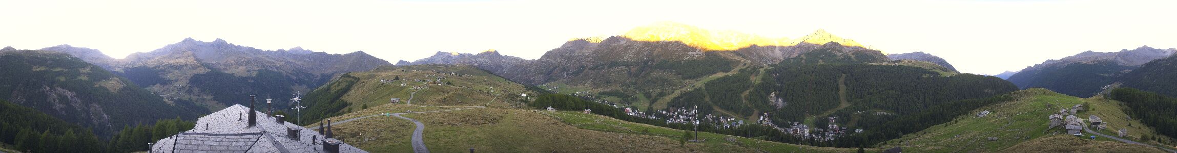 Madesimo Andossi 360 snow cam captured at 22 September 2026 at 7:16 pm GMT+2