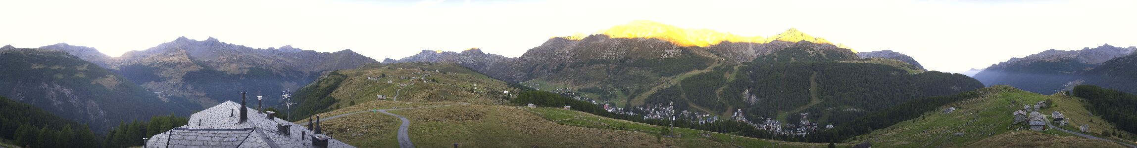 Madesimo Andossi 360 snow cam captured at 23 September 2026 at 7:28 pm GMT+2